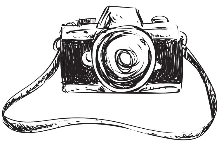 Ilustračný obrázok fotoaparátu.